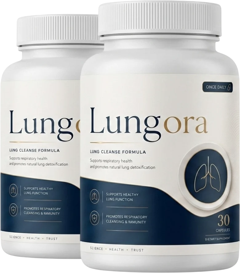 Lungora lung cleanse formula bottles